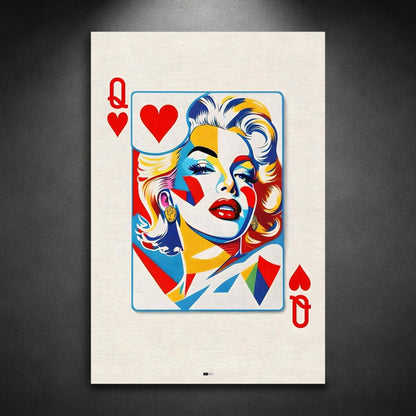 Queen Pop Card | Déco Glamour Premium