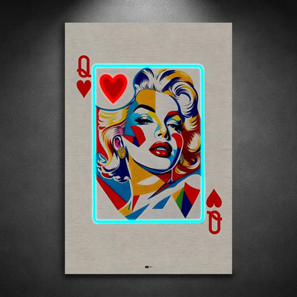 Queen Pop Card | Déco Glamour Premium