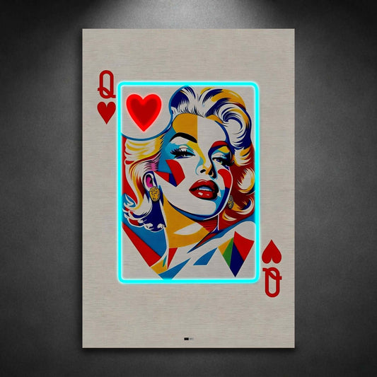 Queen Pop Card | Déco Glamour Premium