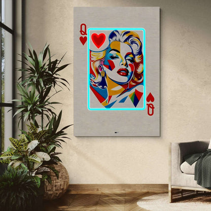 Queen Pop Card | Déco Glamour Premium