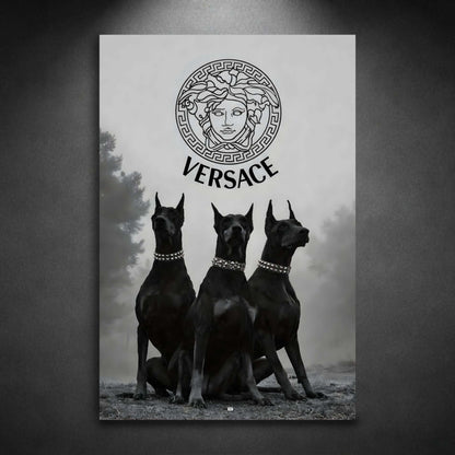 Dark Luxury Guards | Art Mural Luxe Sombre