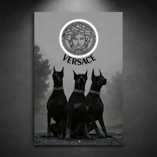 Dark Luxury Guards | Art Mural Luxe Sombre