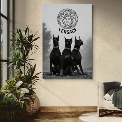 Dark Luxury Guards | Art Mural Luxe Sombre