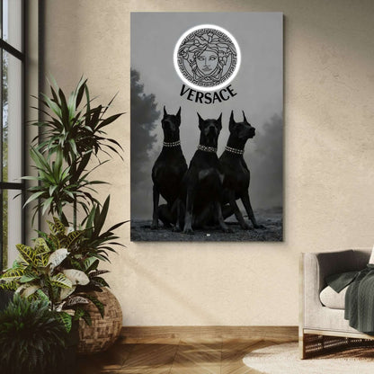 Dark Luxury Guards | Art Mural Luxe Sombre