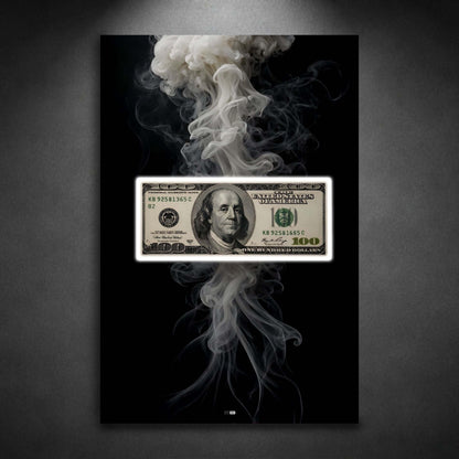 Smoke Dollar | Décoration Argent Premium