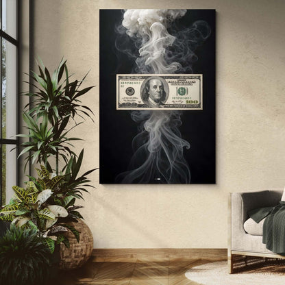 Smoke Dollar | Décoration Argent Premium