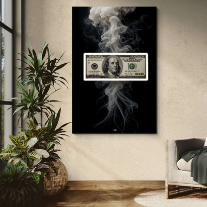Smoke Dollar | Décoration Argent Premium
