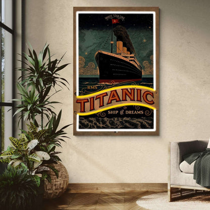 Ocean Liner Dreams | Affiche Voyage Vintage