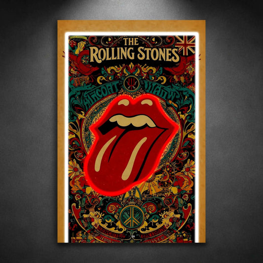 Rock Tongue Poster | Affiche Rock Rétro