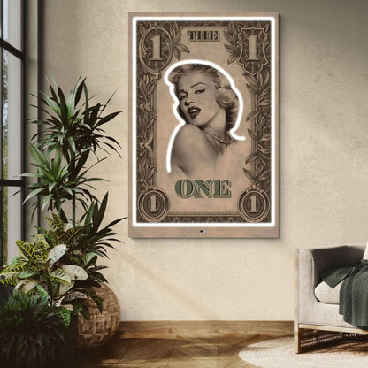 One Dollar Muse | Décoration Argent Rétro