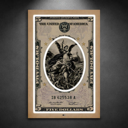 Five Dollar Angel | Décoration Argent Premium
