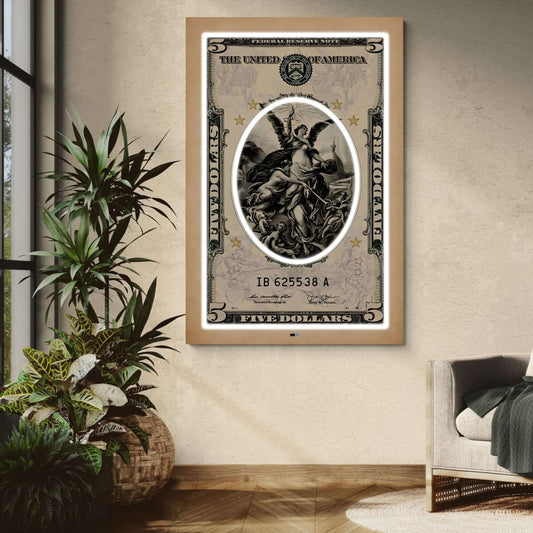 Five Dollar Angel | Décoration Argent Premium