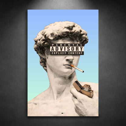 Explicit Marble | Art Mural Statue Provocante