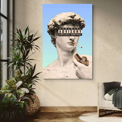 Explicit Marble | Art Mural Statue Provocante
