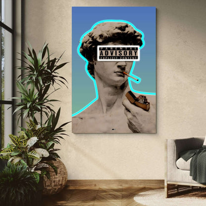 Explicit Marble | Art Mural Statue Provocante