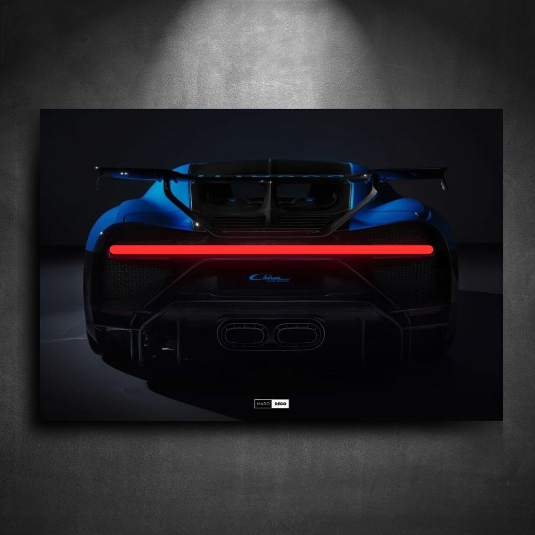 Tableau NÉON Bugatti Chiron Pur Sport