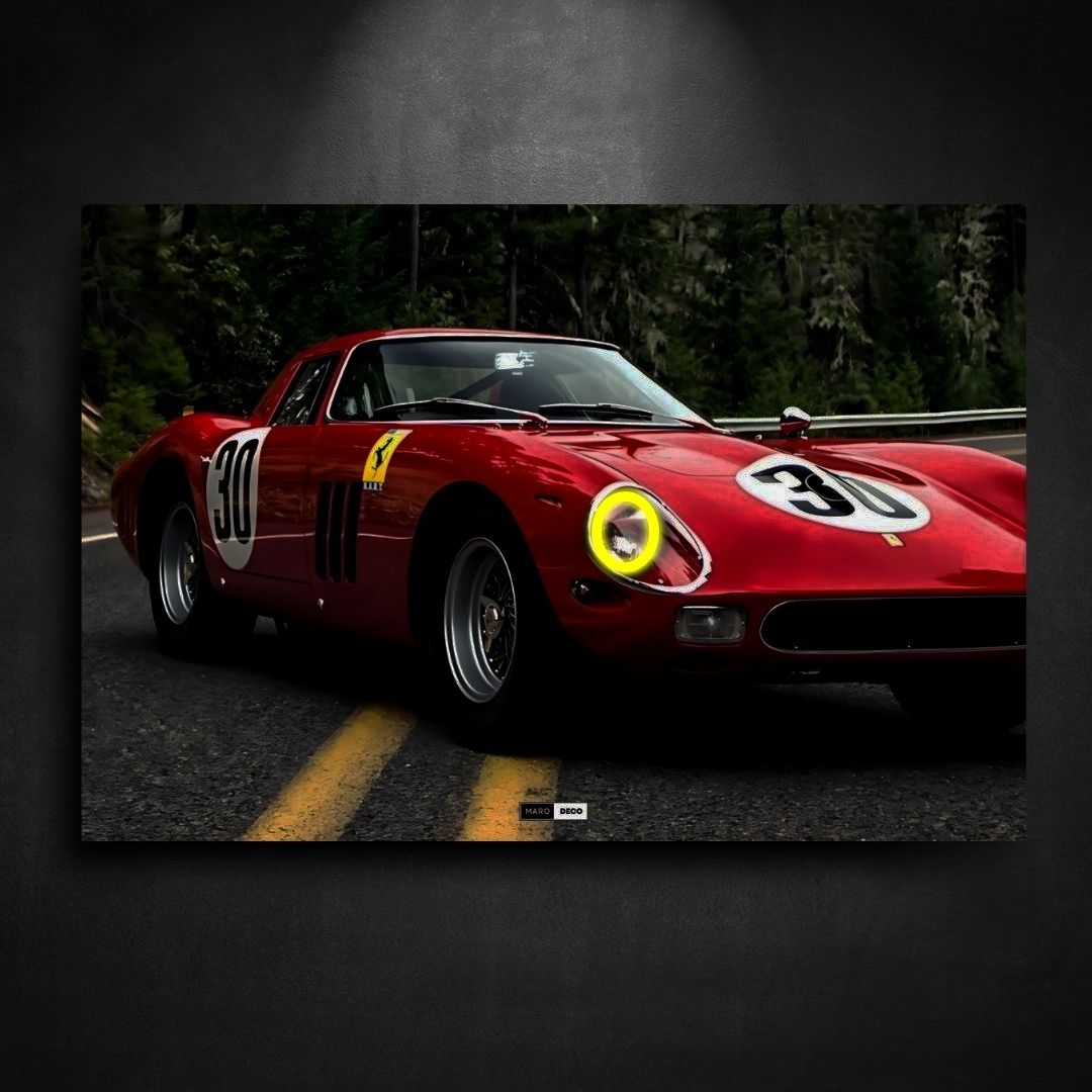 Tableau NÉON Ferrari 250 GTO-Marodeco