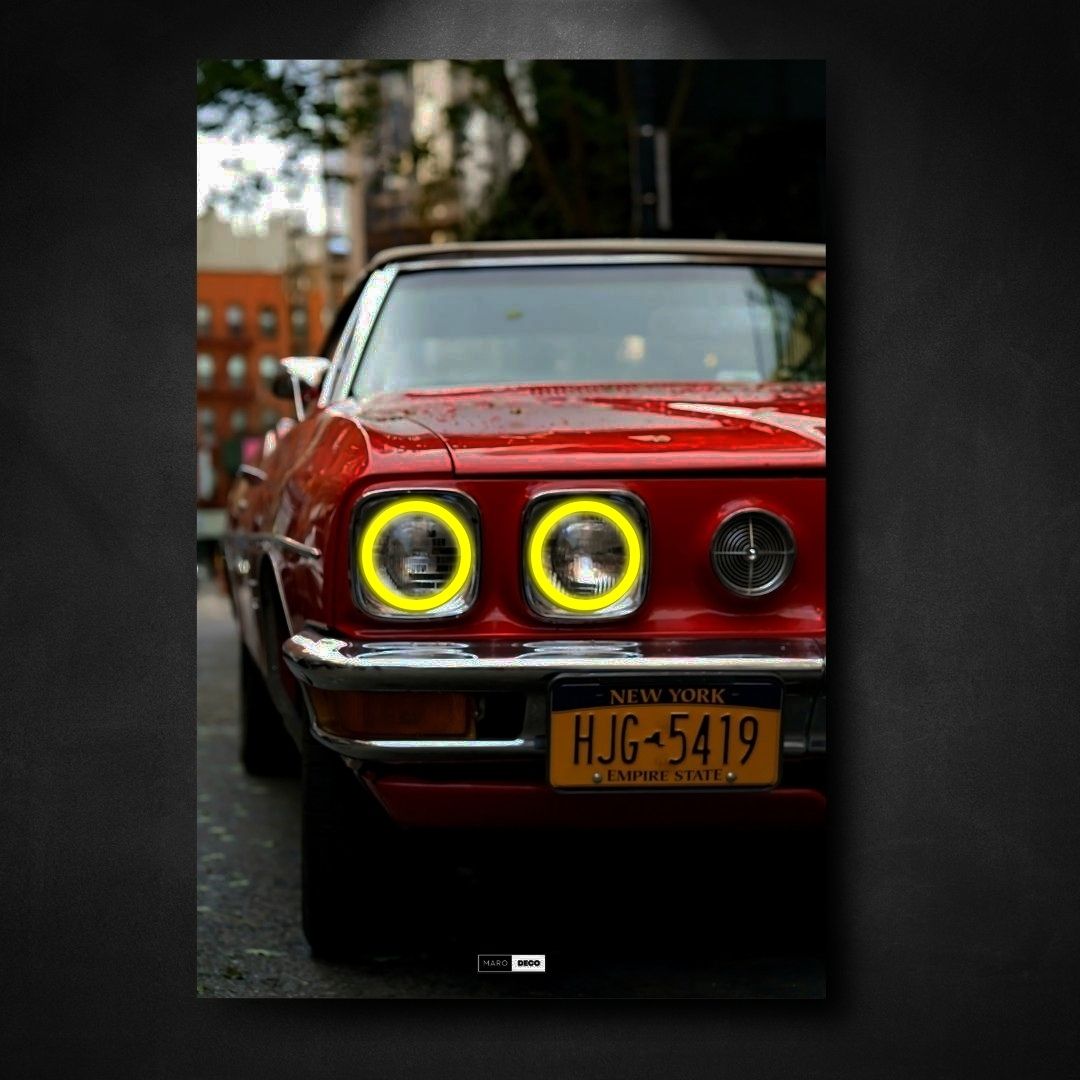 Tableau Néon Pontiac Bonneville Cabriolet-Marodeco