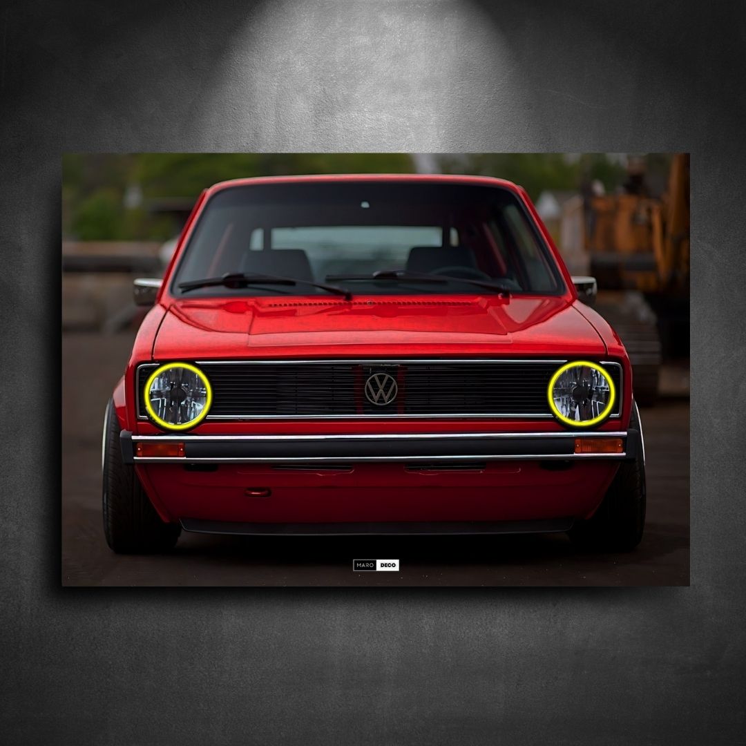 Tableau Néon Volkswagen Golf Mk1-Marodeco