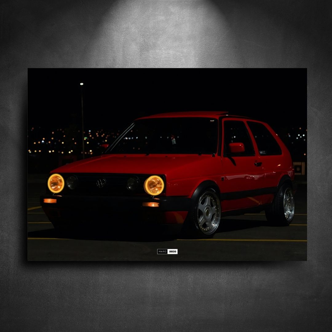 Tableau Néon Volkswagen Golf Mk2-Marodeco