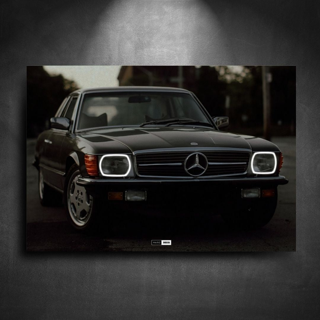 Tableau Néon Mercedes 560 SL-Marodeco