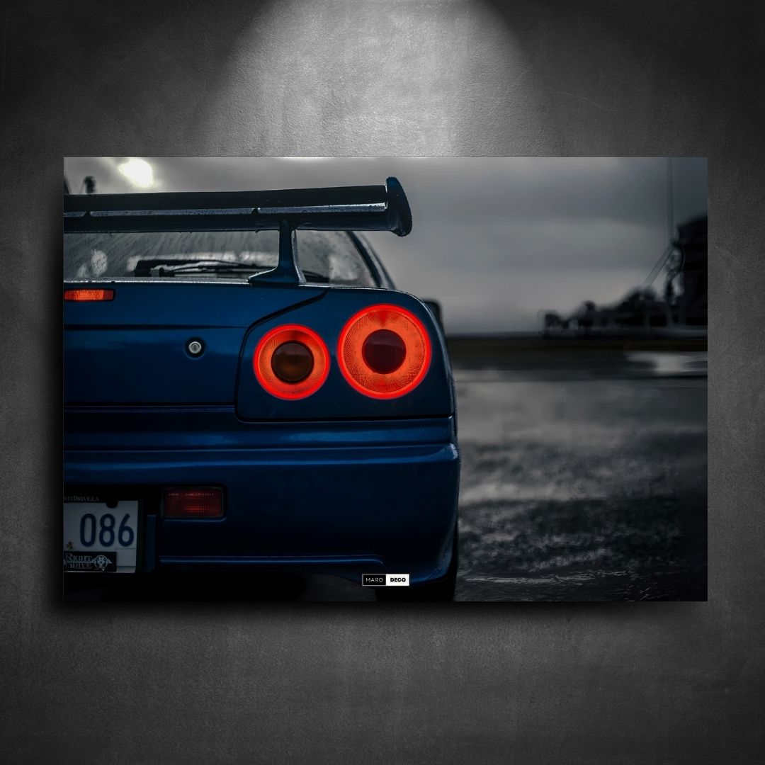 Tableau Néon Nissan Skyline GT-R-Marodeco