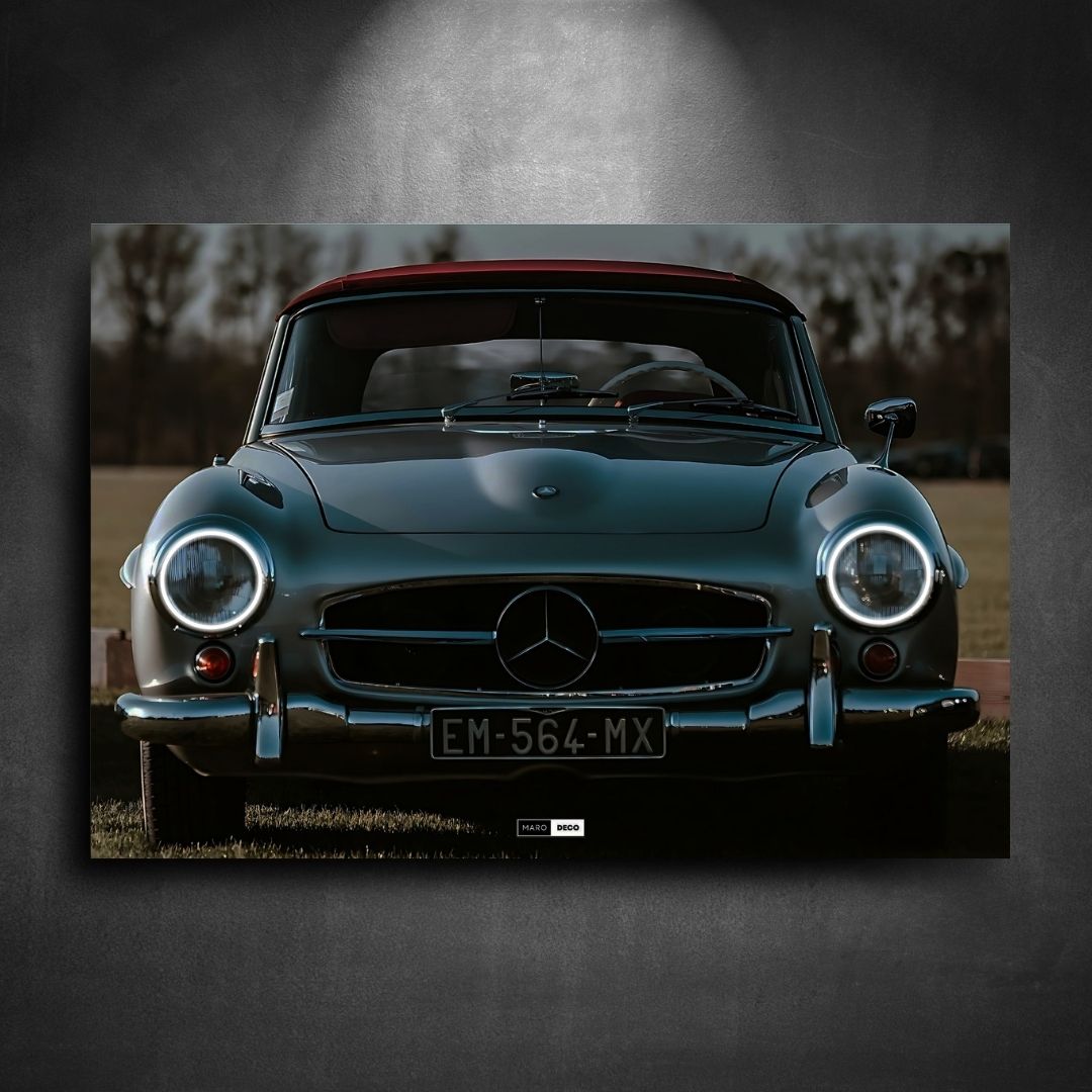 Tableau Néon Mercedes 190 SL-Marodeco