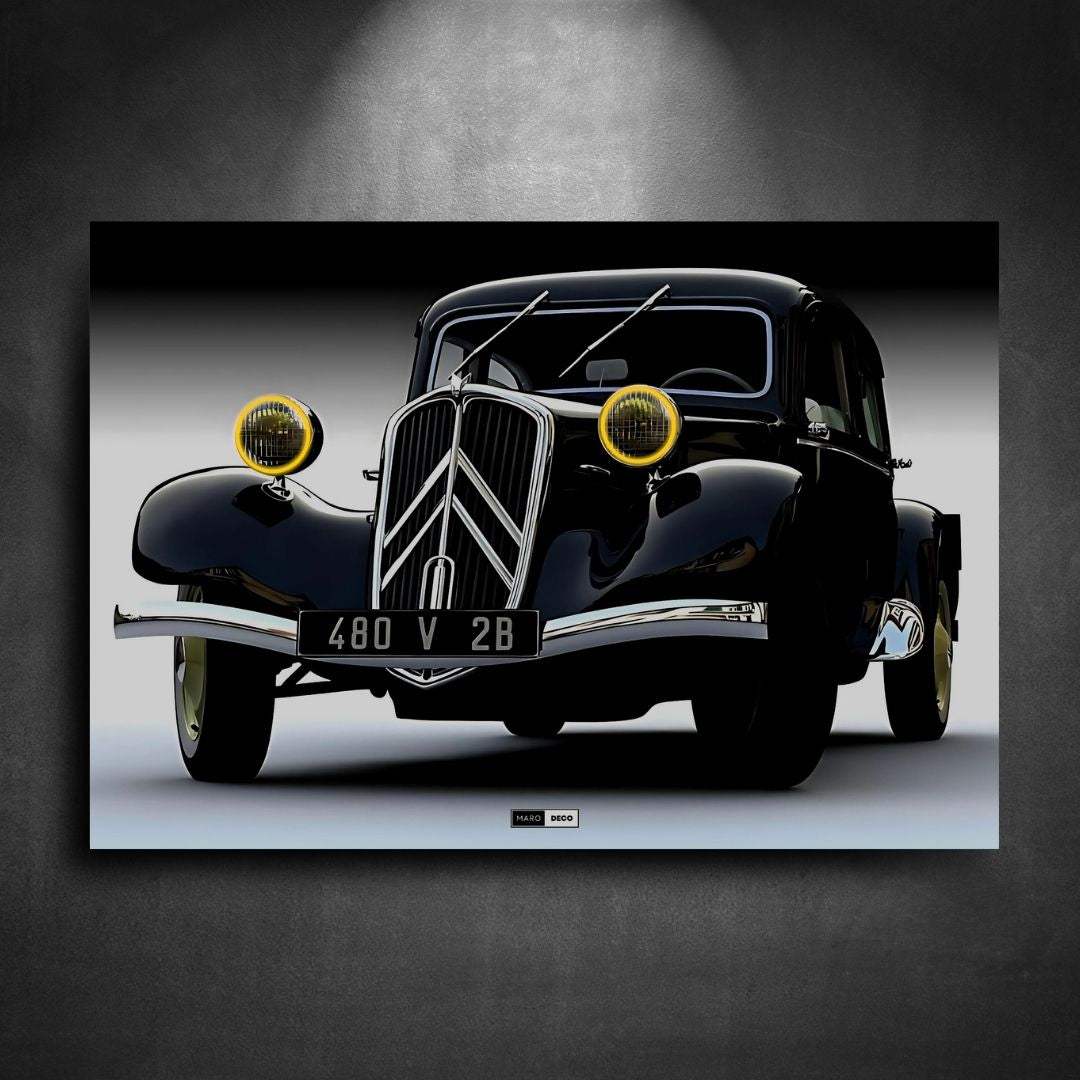 Tableau Néon Citroën Traction Avant-Marodeco