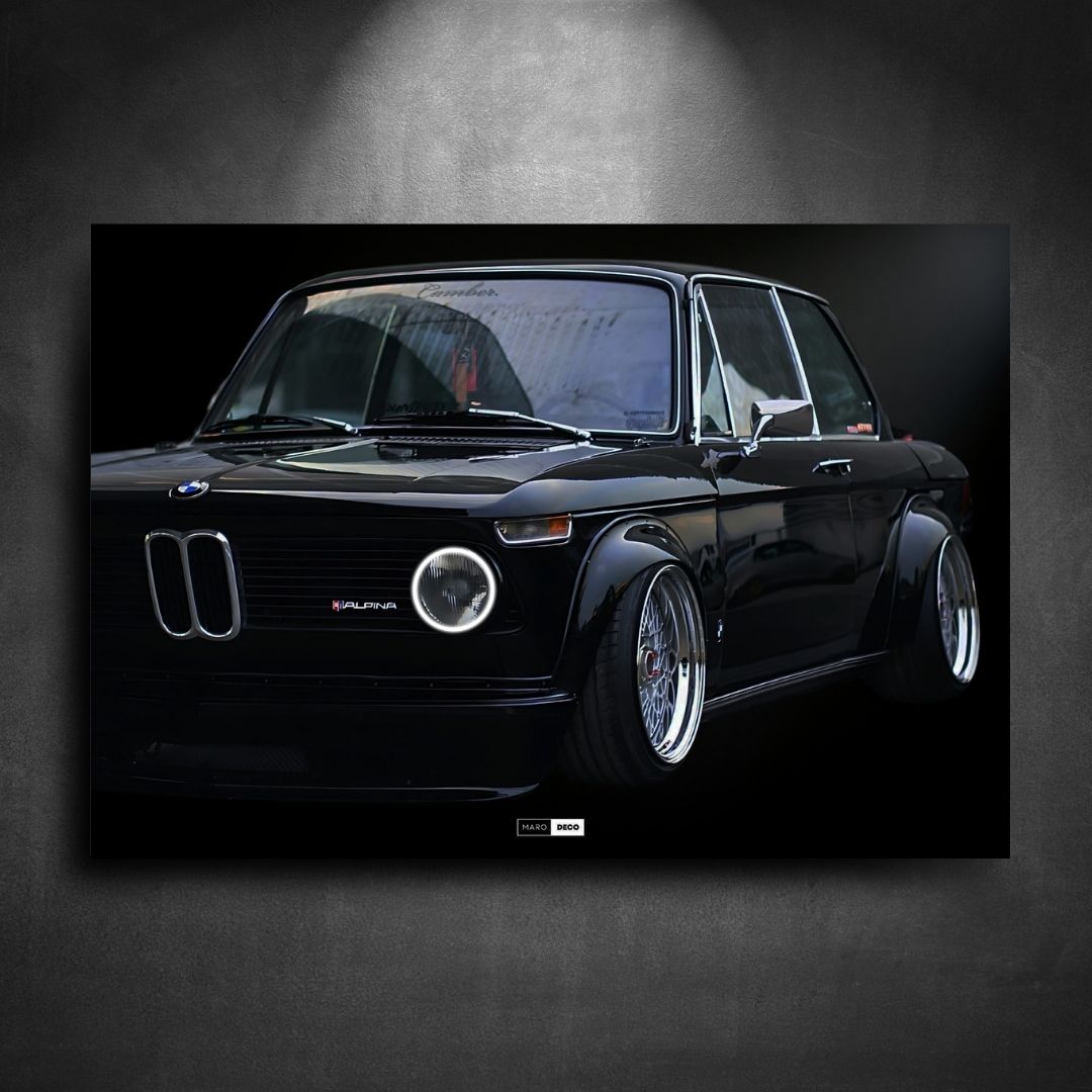 Tableau Néon BMW 2002tii-Marodeco