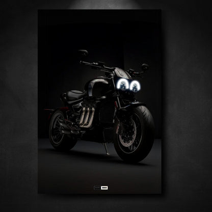 Marodeco Tableau NÉON Triumph Rocket 3 TFC