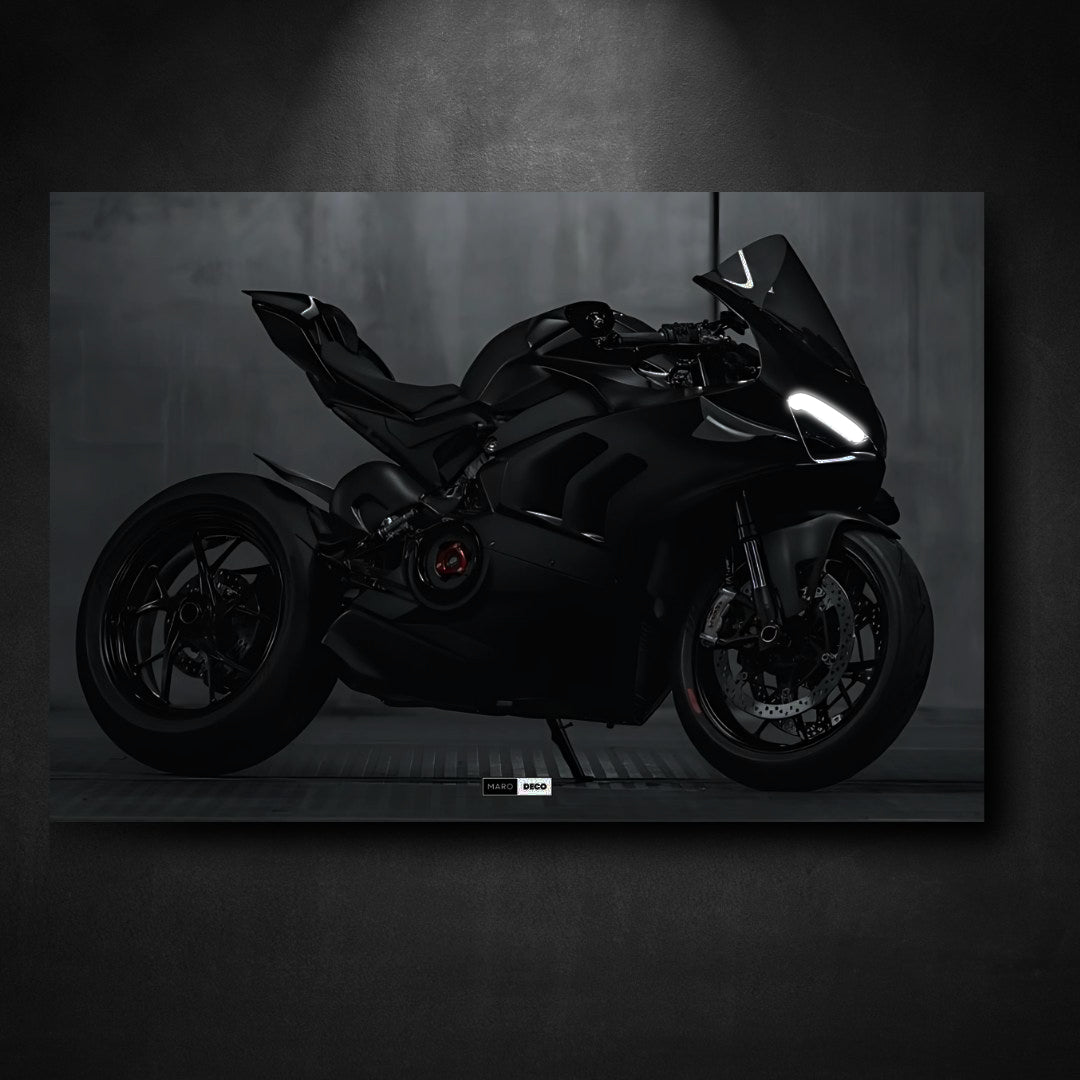 Art Print NEON Ducati Panigale V4