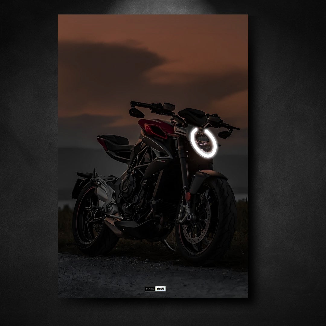 Kunsttafel NEON MV Agusta Dragster 800