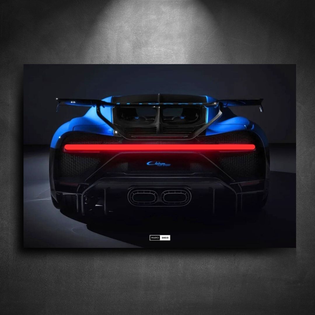 Tableau NÉON Bugatti Chiron Pur Sport