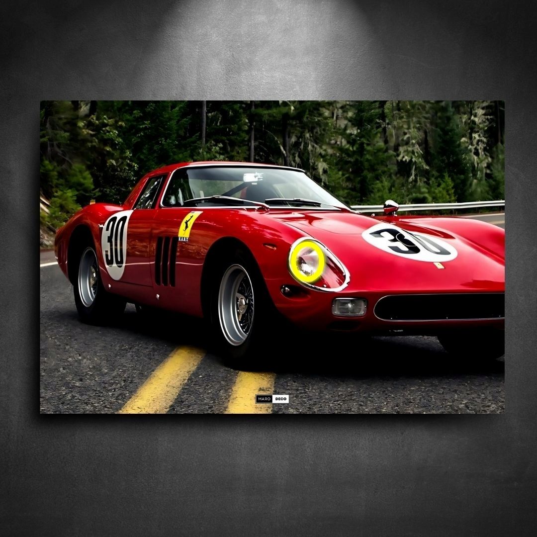 Tableau NÉON Ferrari 250 GTO-Marodeco
