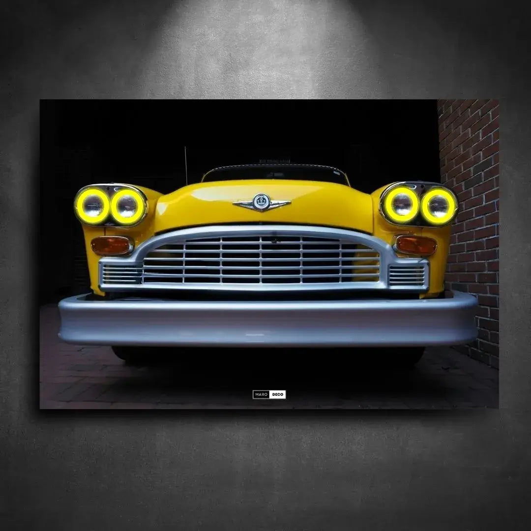 Tableau Checker Marathon Taxi en Plexiglass | Marodeco