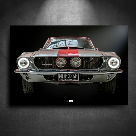 Tableau Néon Ford Mustang Fastback-Marodeco