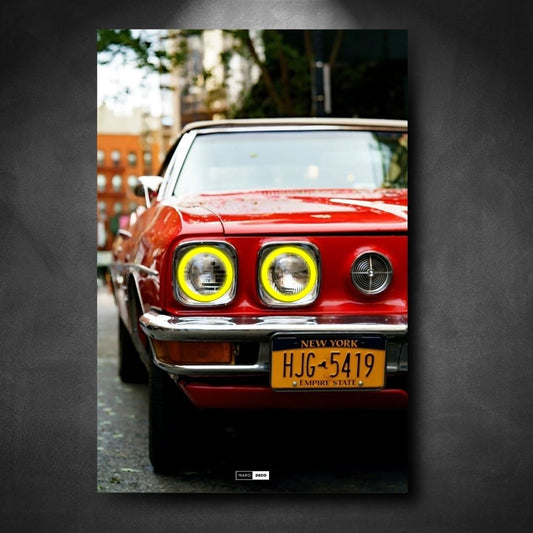 Tableau Néon Pontiac Bonneville Cabriolet-Marodeco