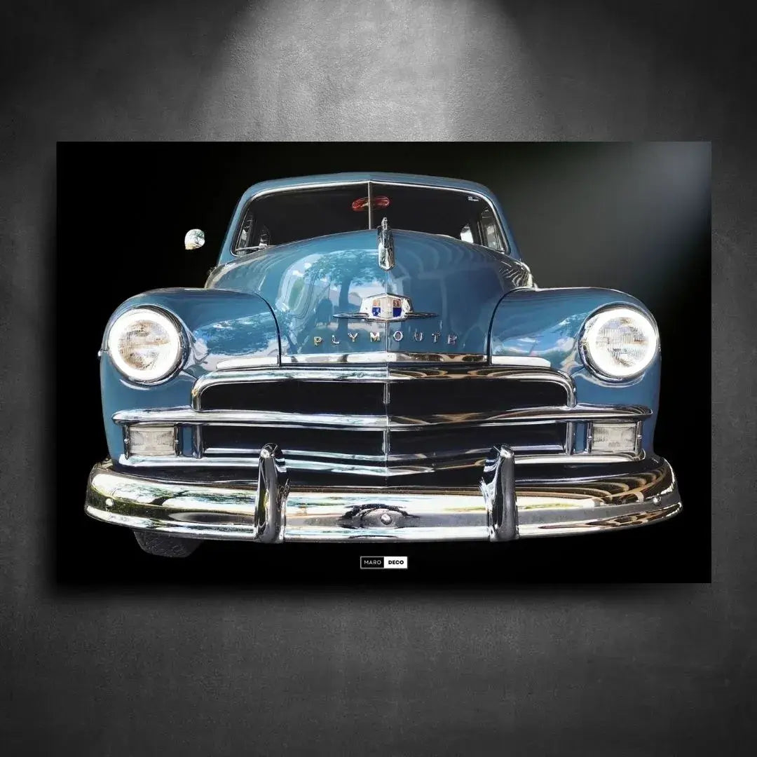Tableau Plymouth De Luxe Sedan en Plexiglass | Marodeco