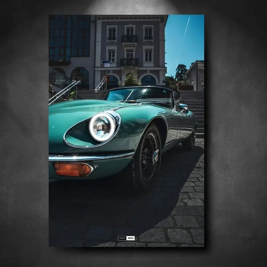 Tableau Jaguar E-Type en Plexiglass | Marodeco