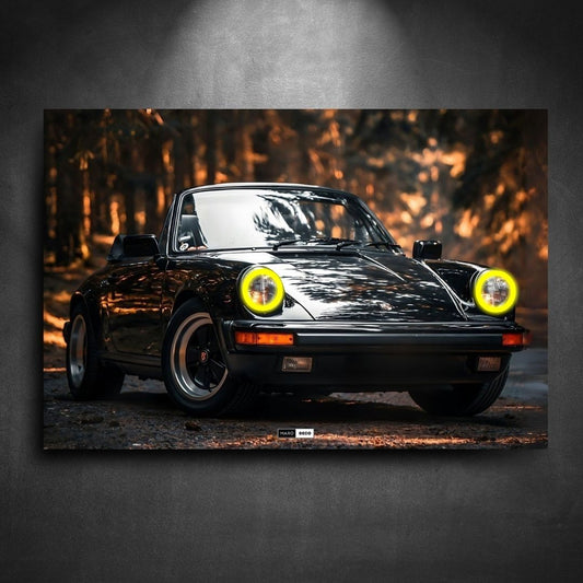 Tableau Néon Porsche 911-Marodeco