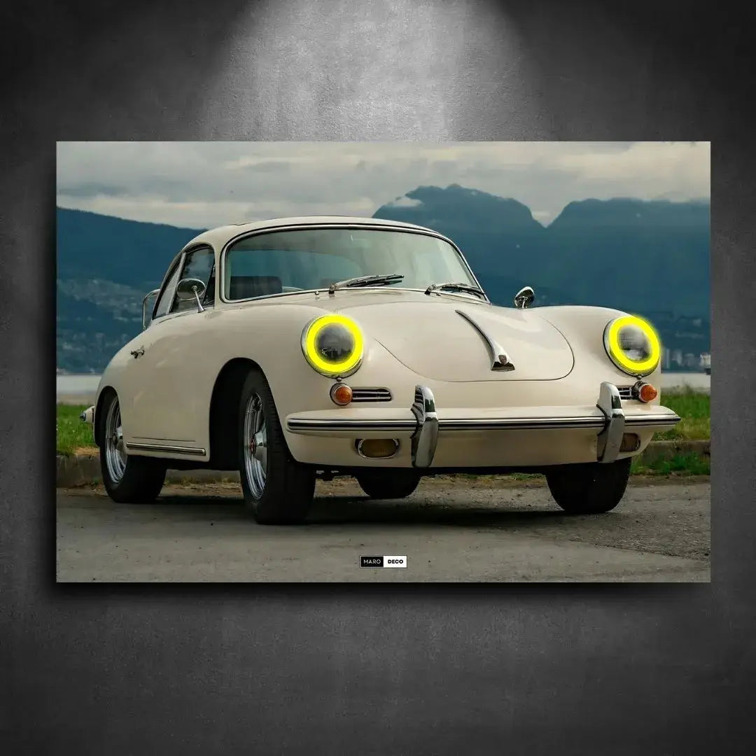 Tableau Porsche 356C Coupe en Plexiglass | Marodeco