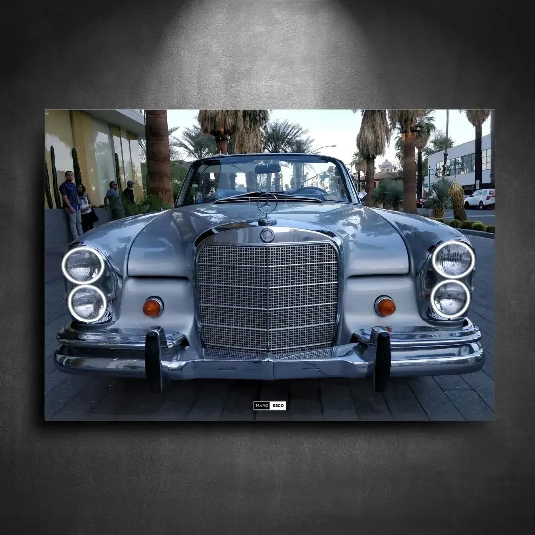 Mercedes 220SE Cabriolet — Tableau Plexiglass pour décoration murale