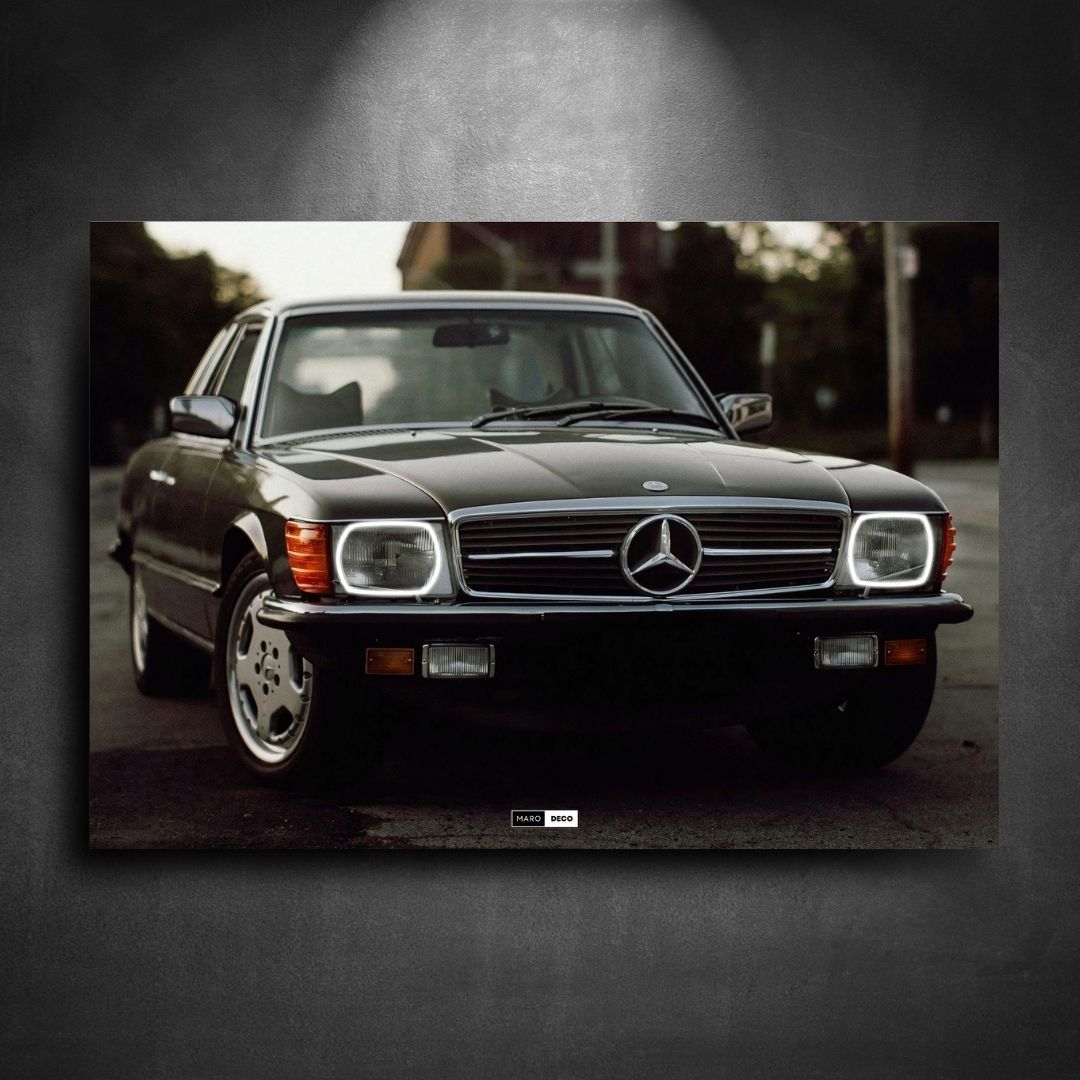 Tableau Néon Mercedes 560 SL-Marodeco