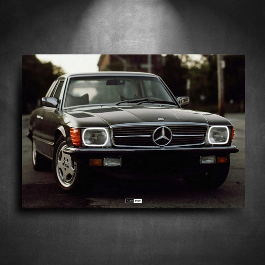 Tableau Néon Mercedes 560 SL-Marodeco