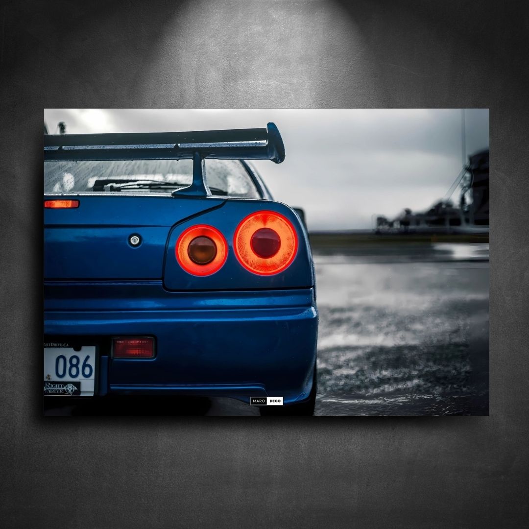 Tableau Néon Nissan Skyline GT-R-Marodeco