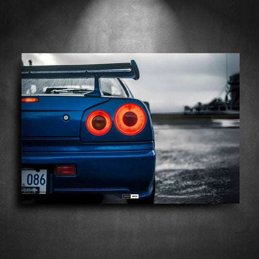 Tableau Néon Nissan Skyline GT-R-Marodeco