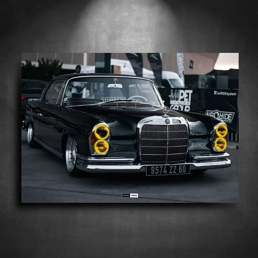 Tableau Mercedes W111 Coupe en Plexiglass | Marodeco