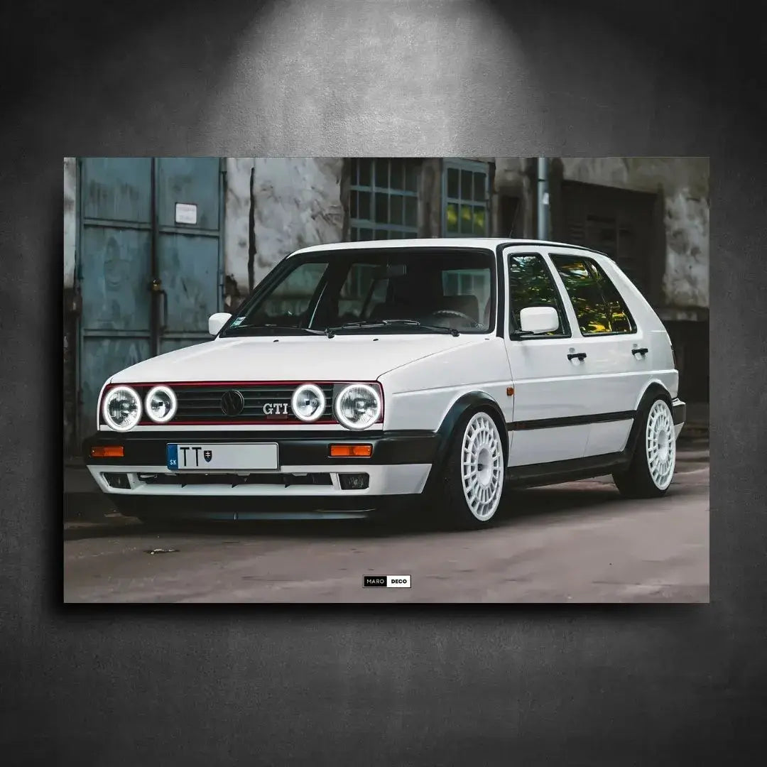 Tableau Volkswagen Golf Mk2 en Plexiglass | Marodeco