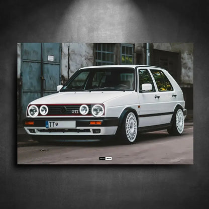 Tableau Volkswagen Golf Mk2 en Plexiglass | Marodeco