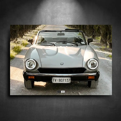 Tableau Fiat 124 Sport Spider en Plexiglass | Marodeco
